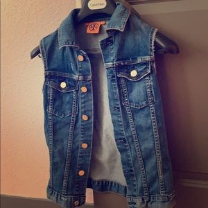 Tory Burch Jean Vest